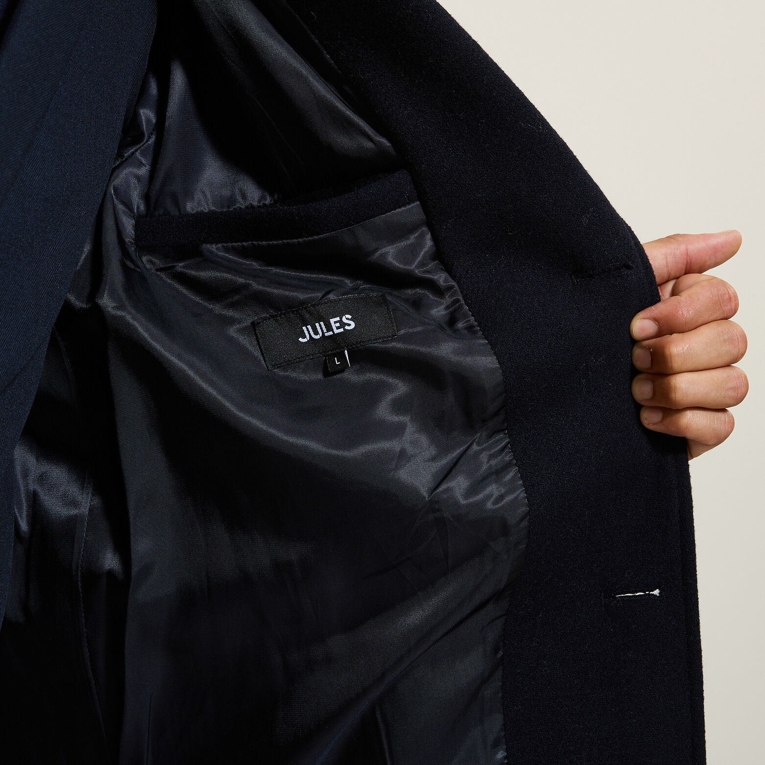 Manteau long hiver en lainage