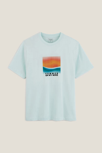 T-shirt landschap-print