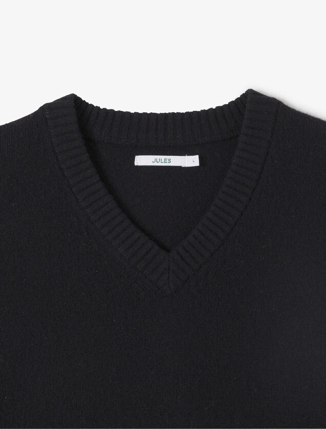 Trui V-hals in lambswool