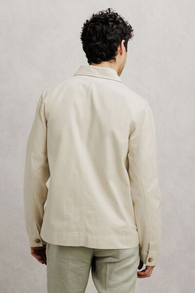 Veste col chemise boutonn&eacute;e mi-saison