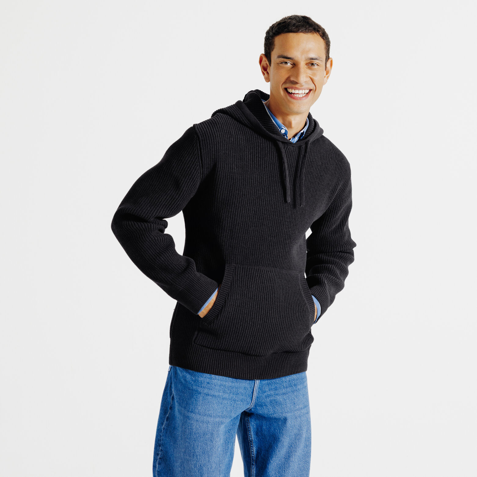 Pull à capuche chenille