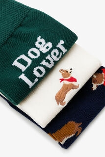 Coffret 3 paires de chaussettes fantaisies