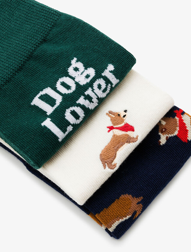 Coffret 3 paires de chaussettes fantaisies