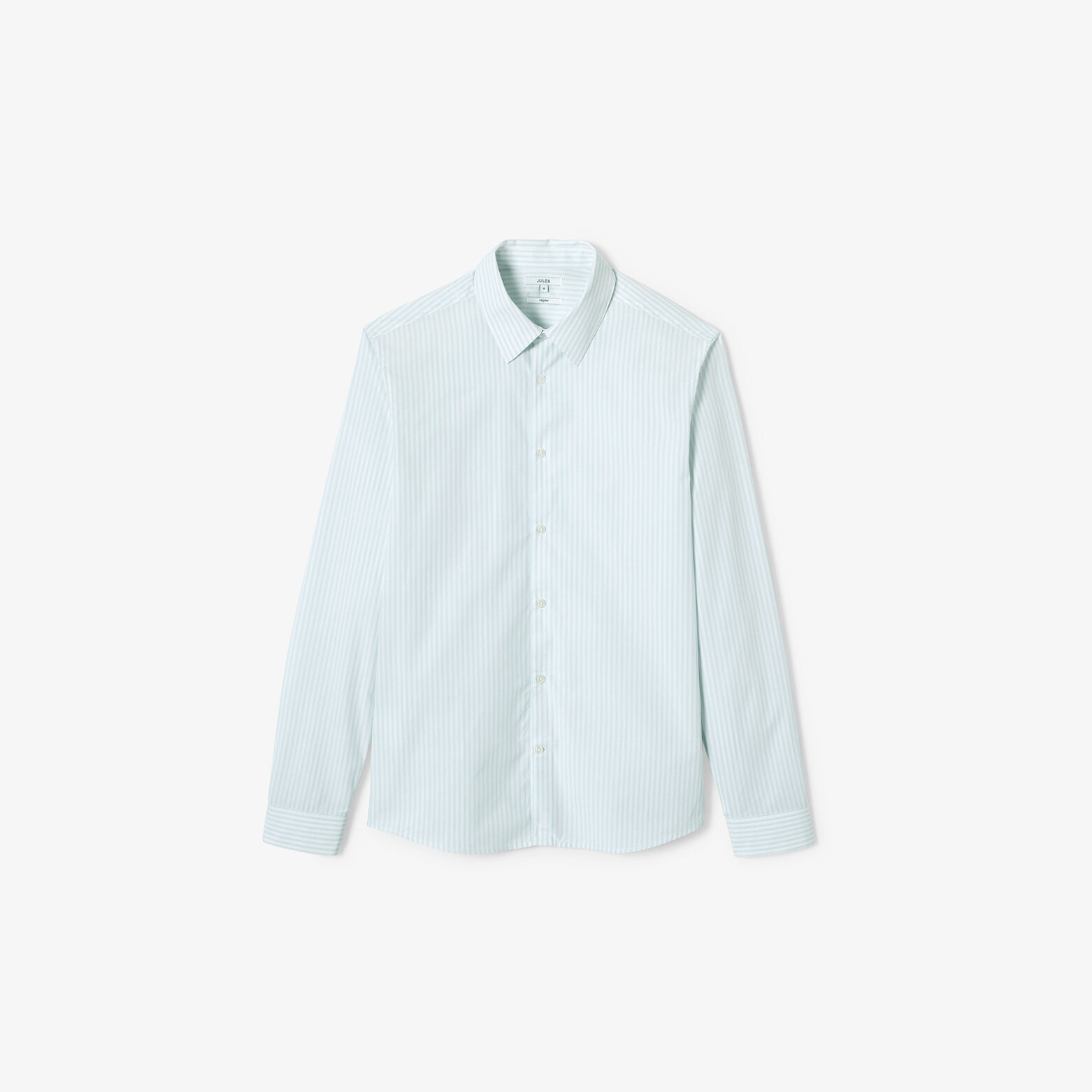 Chemise en coton regular ray&eacute;e