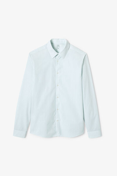 Chemise en coton regular ray&eacute;e