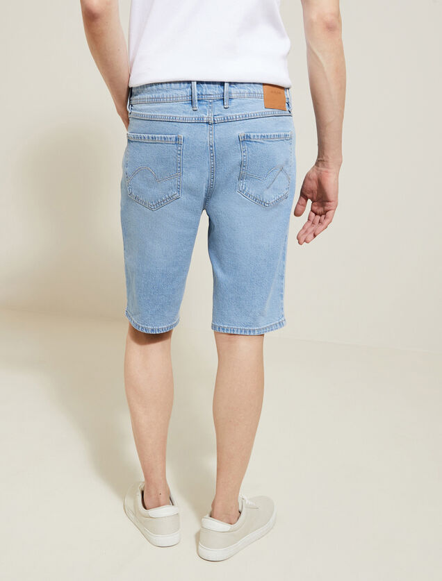 Bermuda en jean avec du coton recyclé