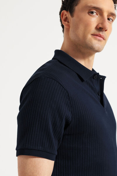 Polo manches courtes textur&eacute;