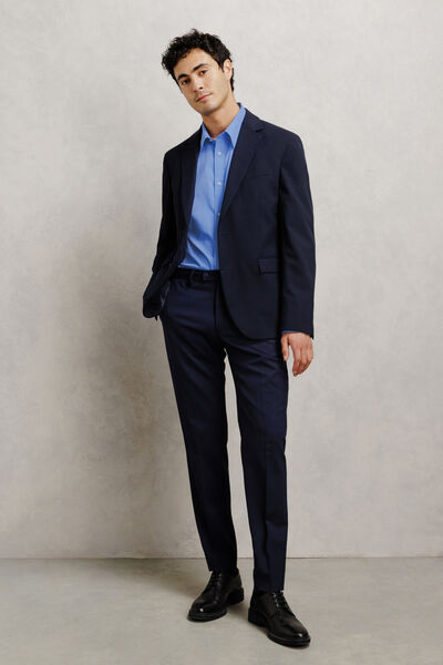Chemise 100% coton slim unie
