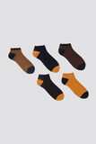 Lot de 5 paires de chaussettes micro motif