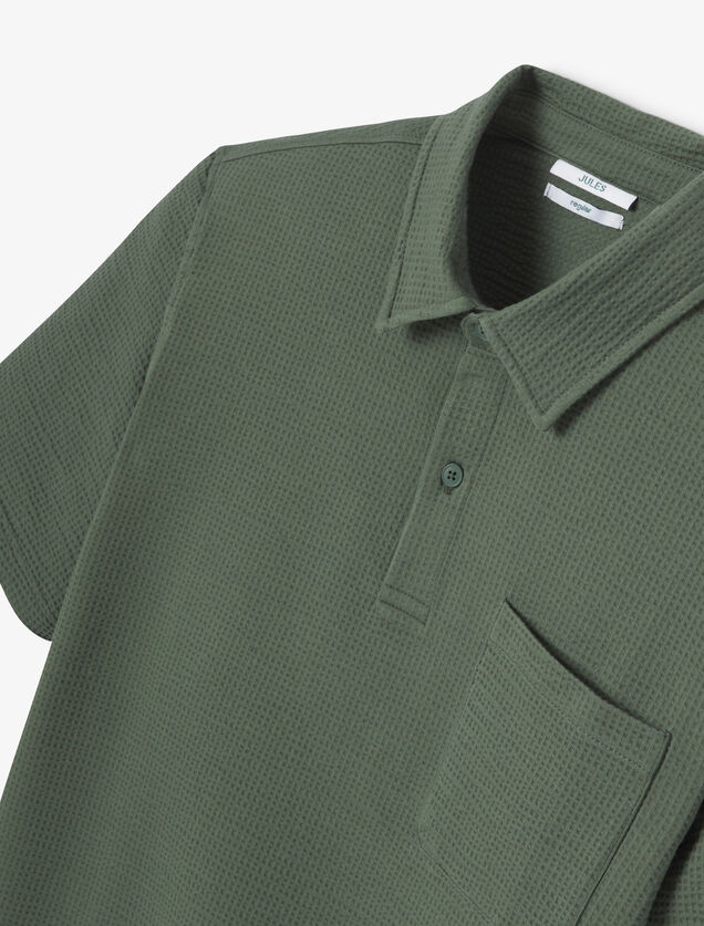 Polo korte mouwen, borstzak