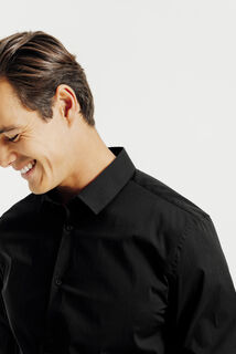 Chemise regular unie coton