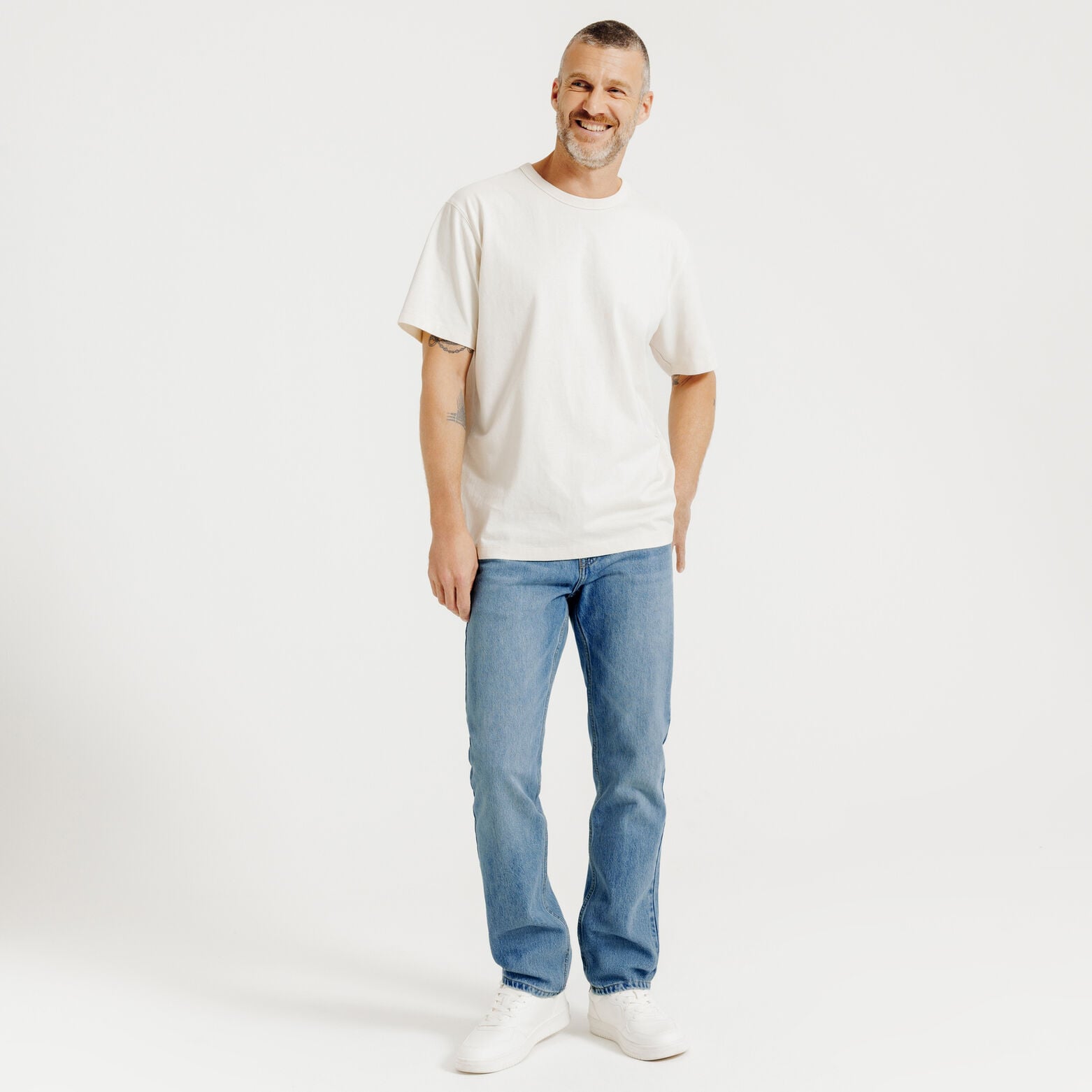 Jean straight 4 longueurs RE-JEAN 100% coton