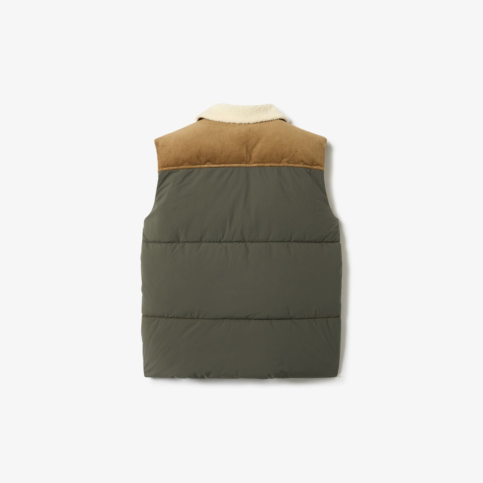 Doudoune sans manches col en sherpa