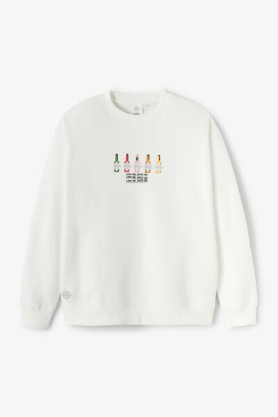 Sweat col rond imprim&eacute; licence Tabasco