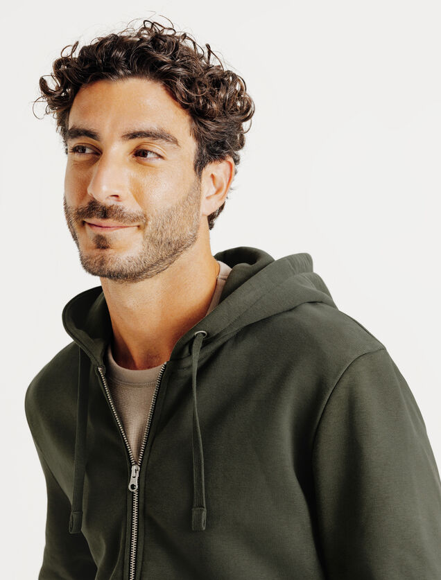 Sweat &agrave; capuche zipp&eacute; heavy weight