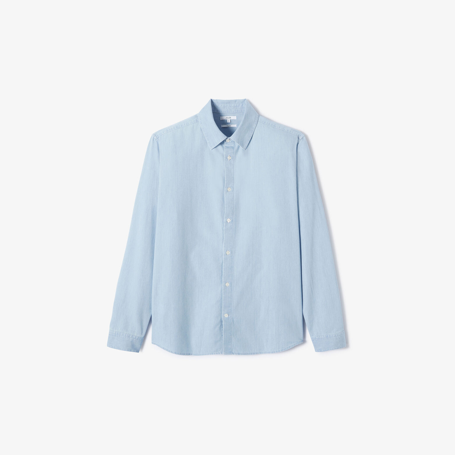 Chemise en coton regular unie