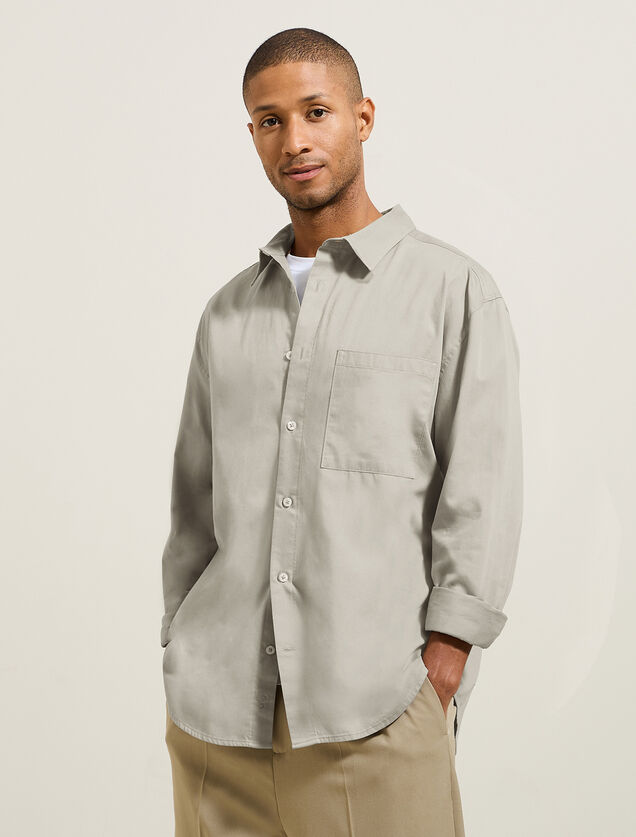 Chemise en coton twill