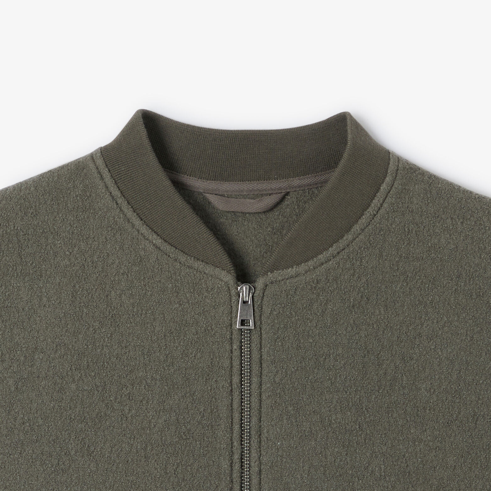 Gilet zipp&eacute; sans manches 100% laine