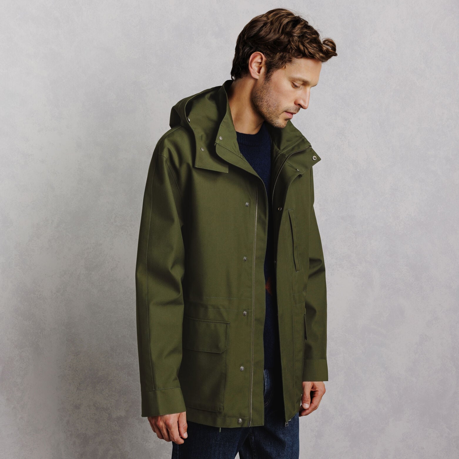 Parka longue &agrave; capuche amovible