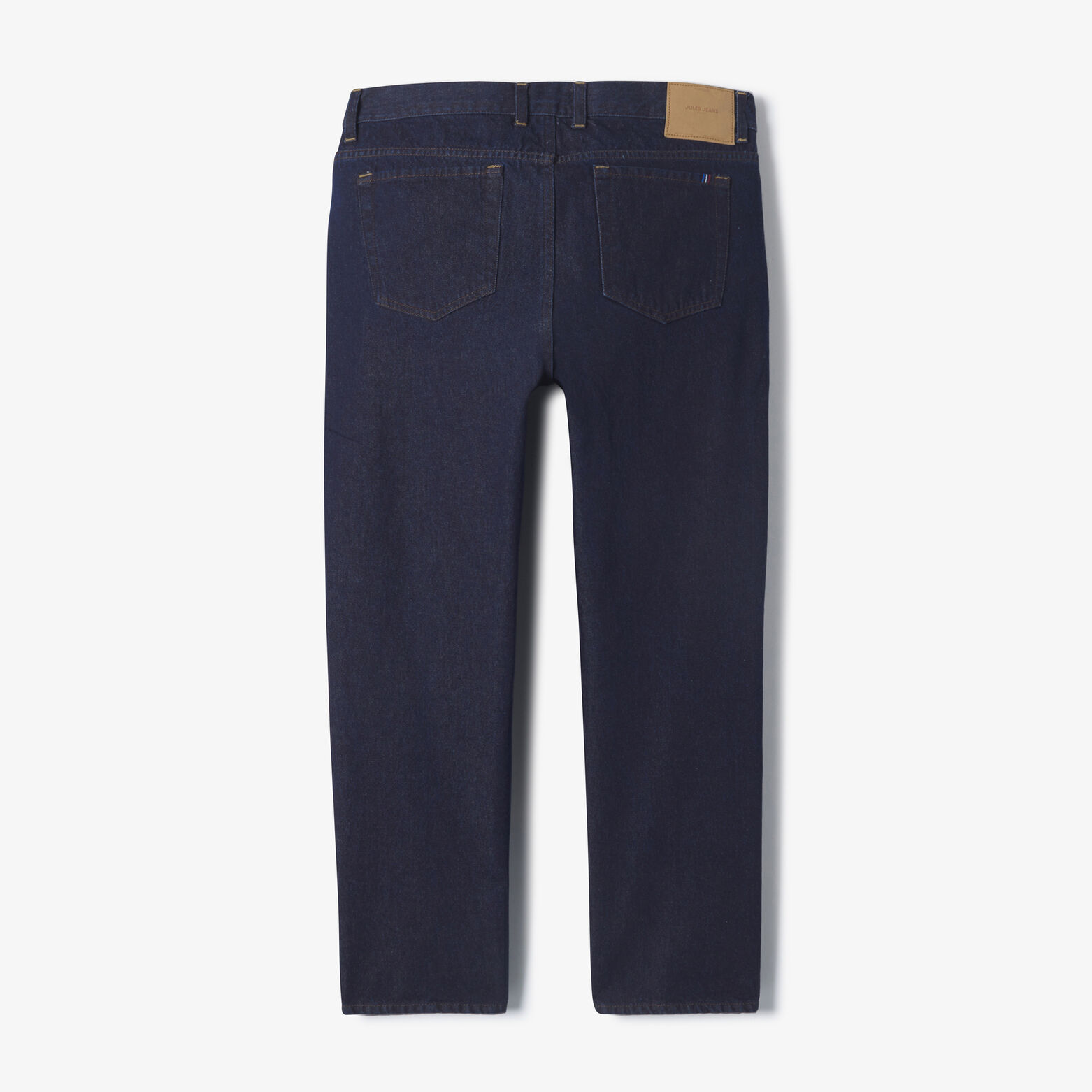 Jean tapered rigide brut made in france