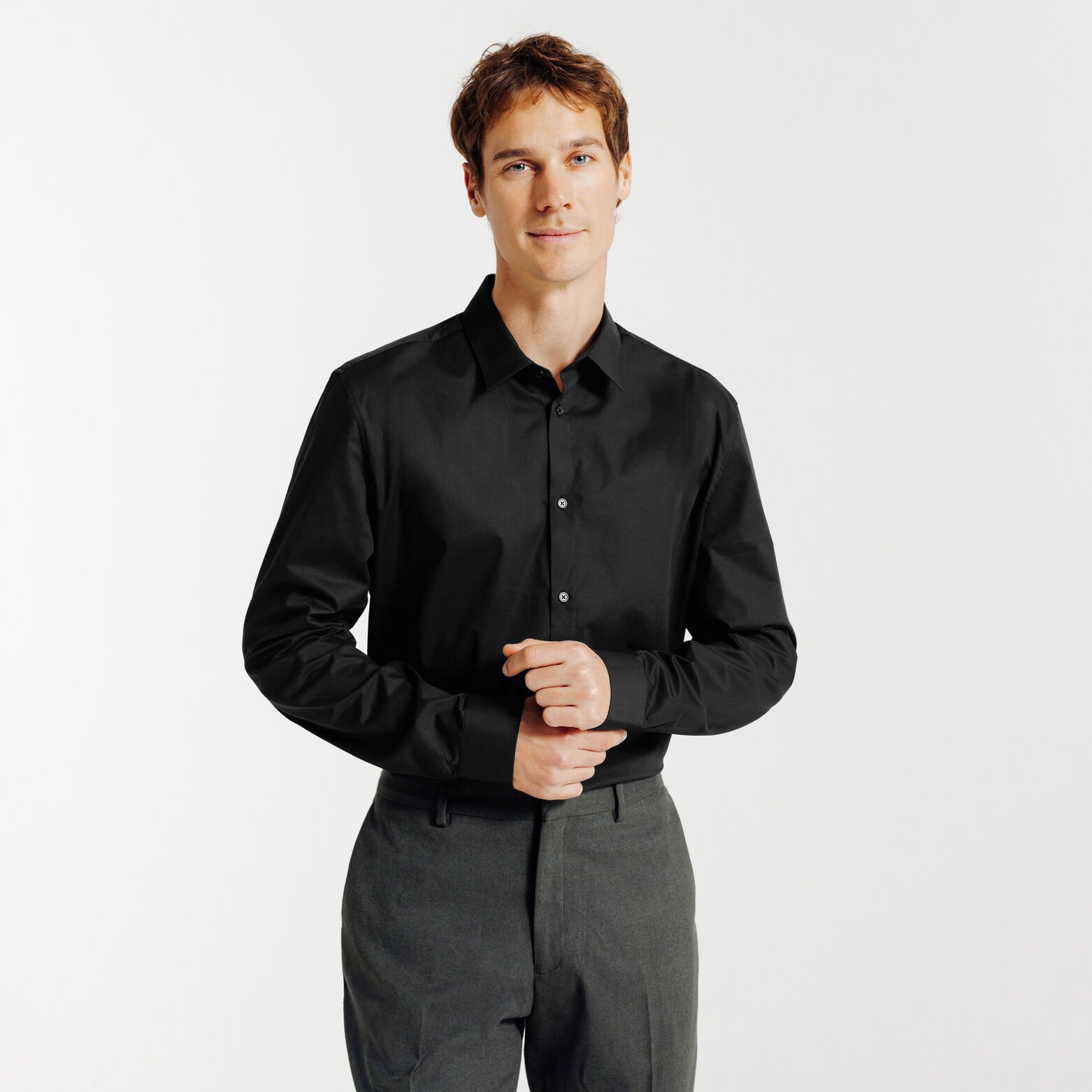 Chemise slim unie