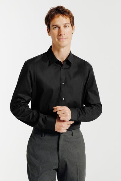Chemise slim unie