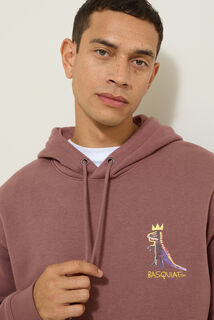 Sweat à capuche licence Basquiat