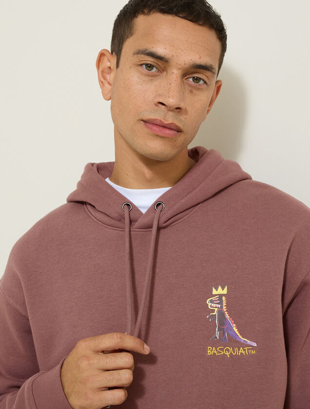 Sweat à capuche licence Basquiat