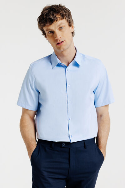 Chemisette en coton sans repassage