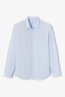 Chemise regular unie coton