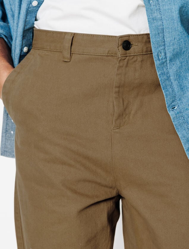 Pantalon chino loose