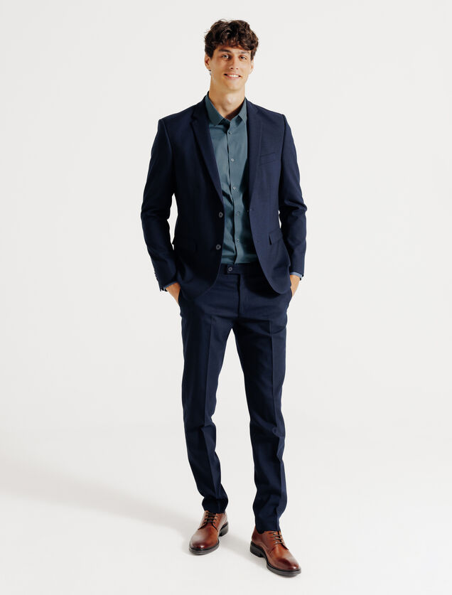 Chemise regular unie coton