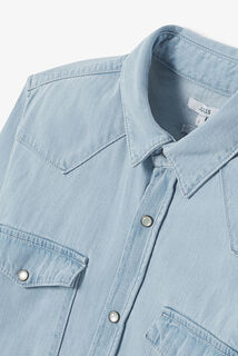 Chemise en jean western