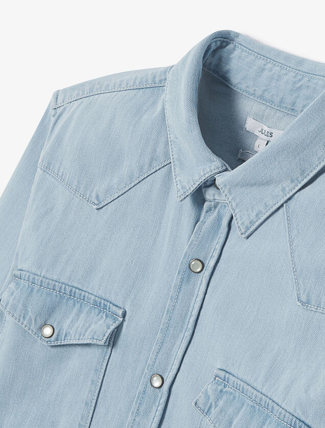 Chemise en jean western
