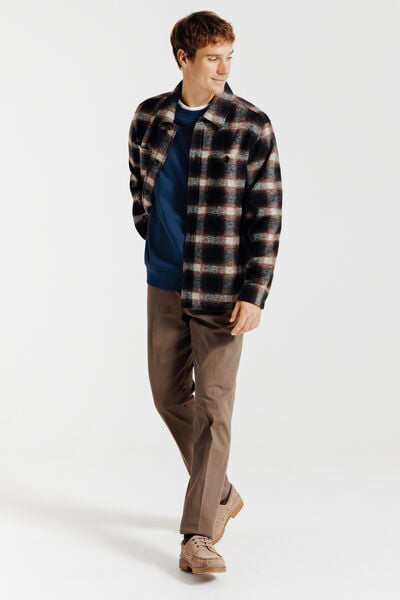 "le parfait by JULES" effen sweater ronde hals