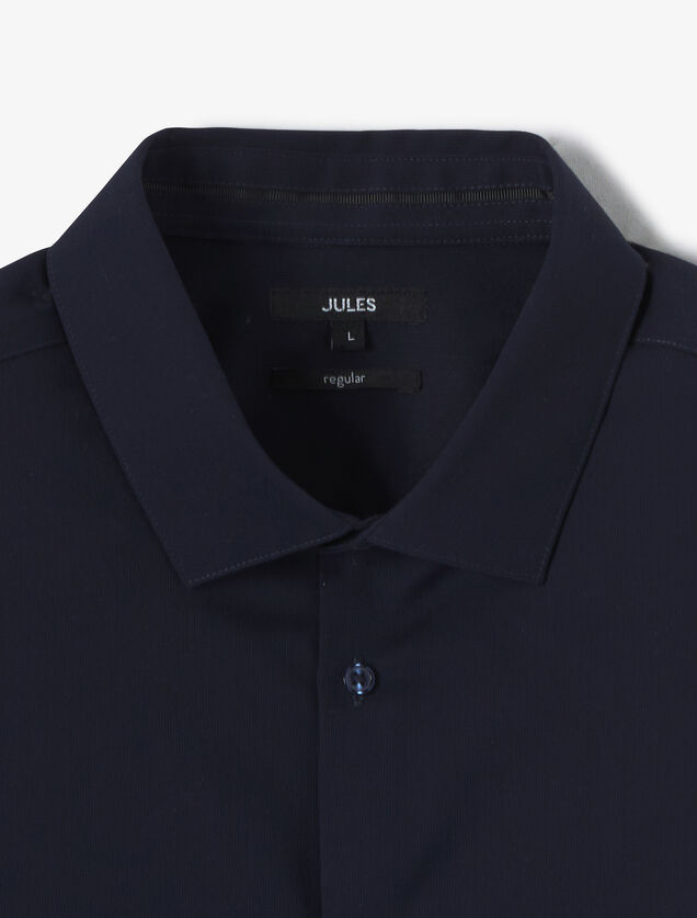 Chemise sans repassage en coton