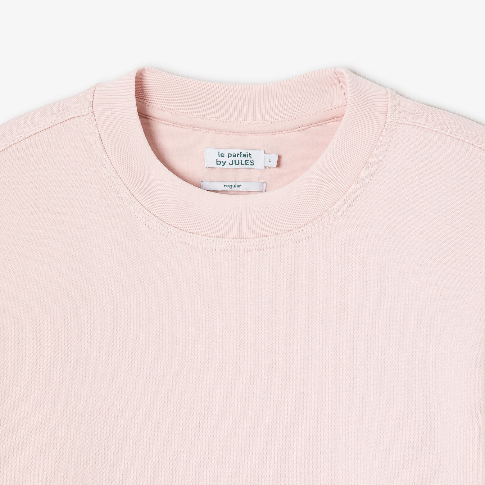 "le parfait by JULES" effen sweater ronde hals