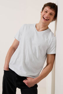 Tee shirt col V en coton