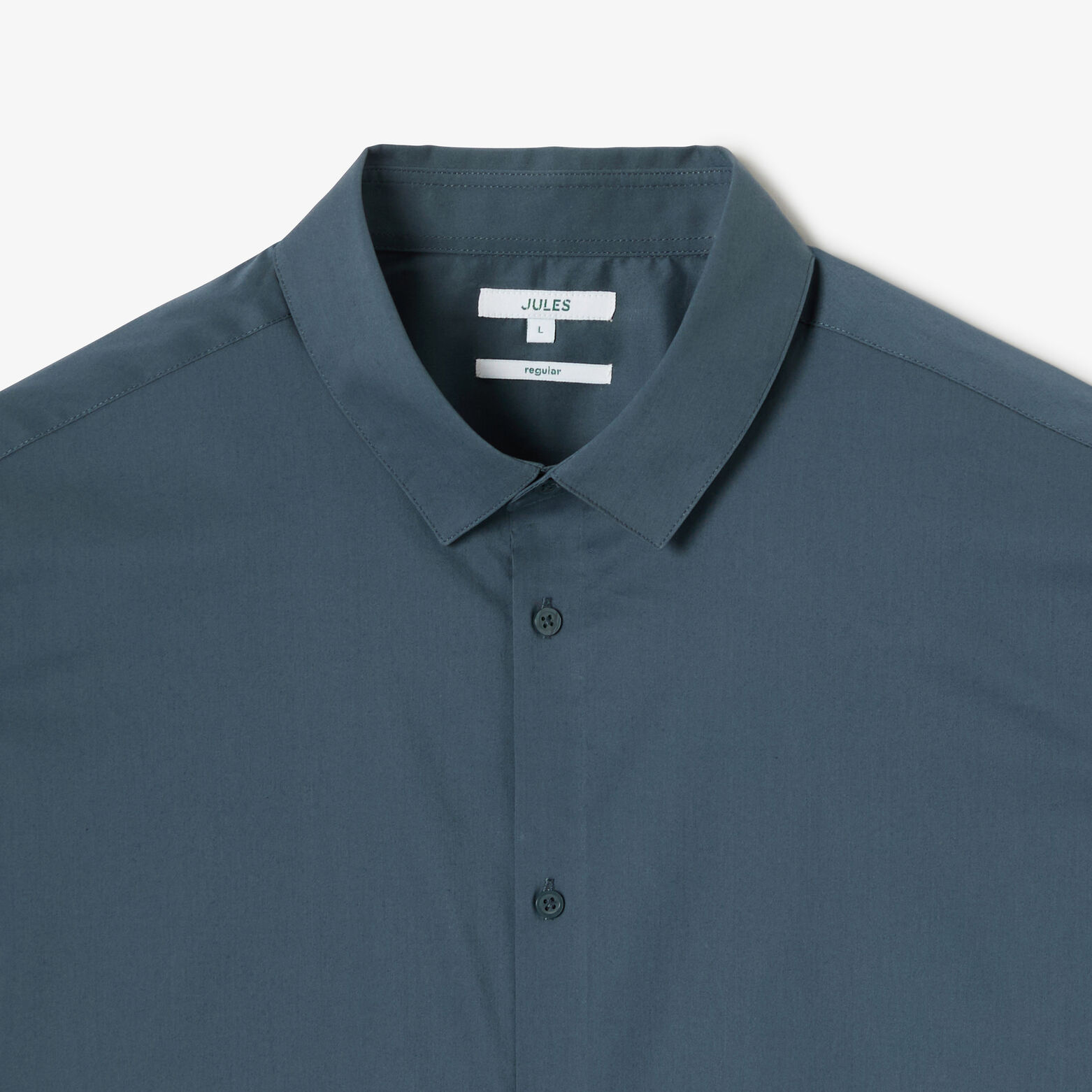 Chemise regular unie coton