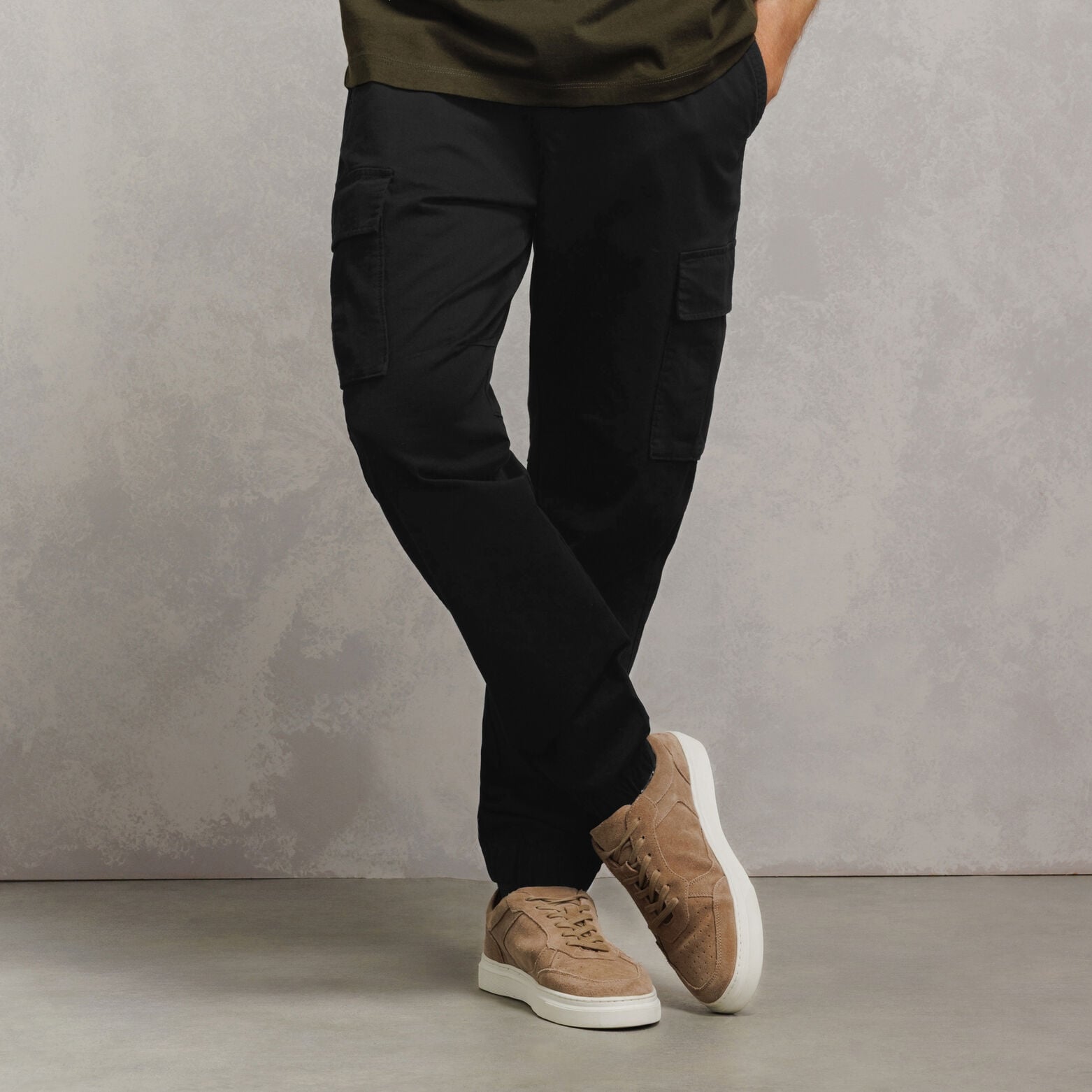 Pantalon cargo uni