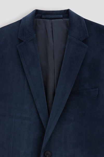 Veste slim en velours