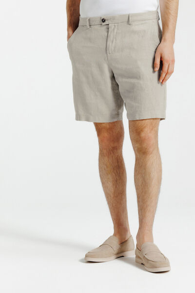 Bermuda chino 100% lin