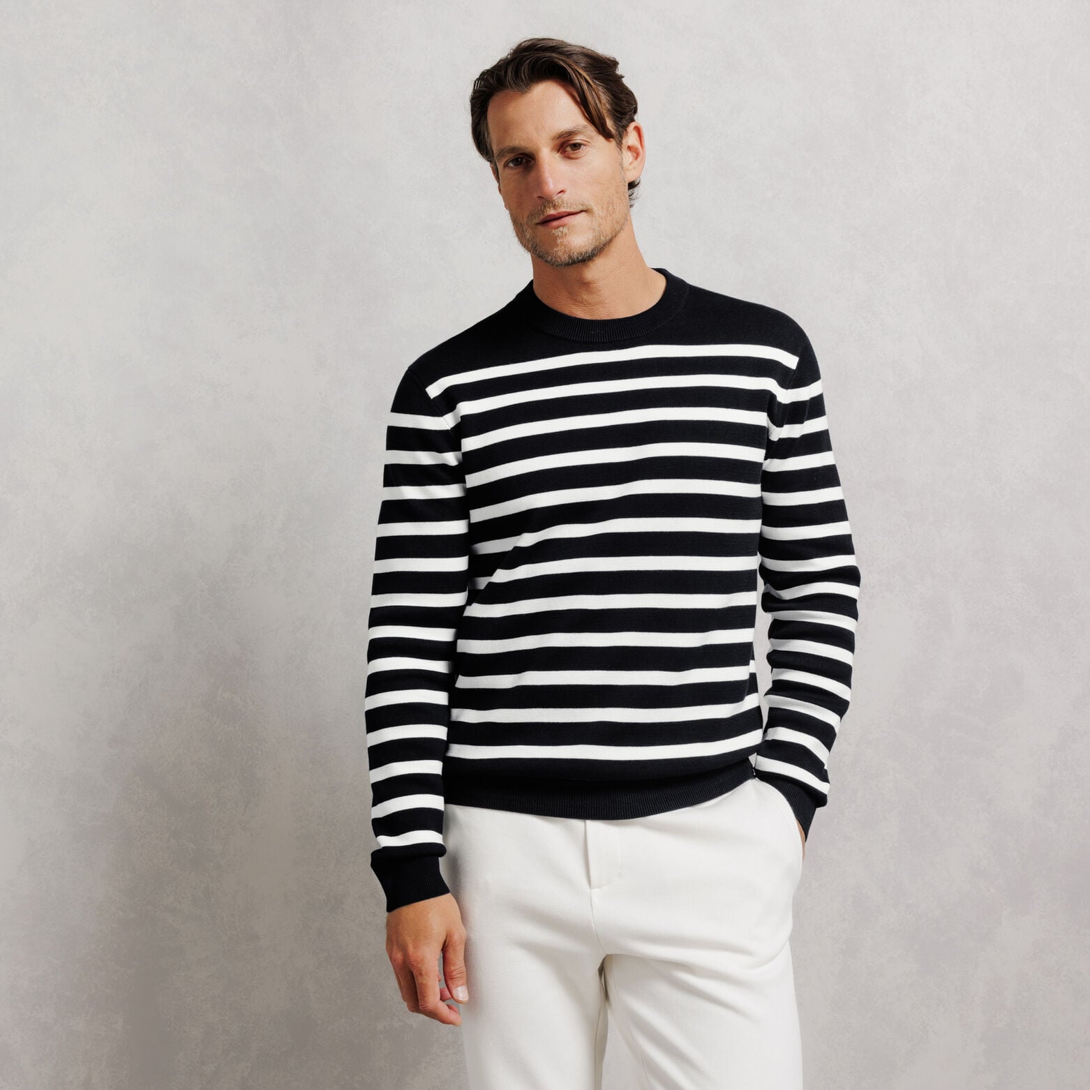 Pull col rond " le parfait by JULES"