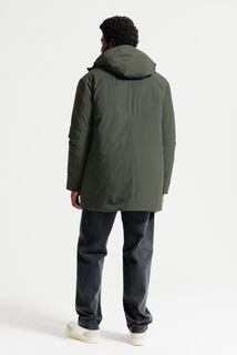 Parka longue &agrave; capuche