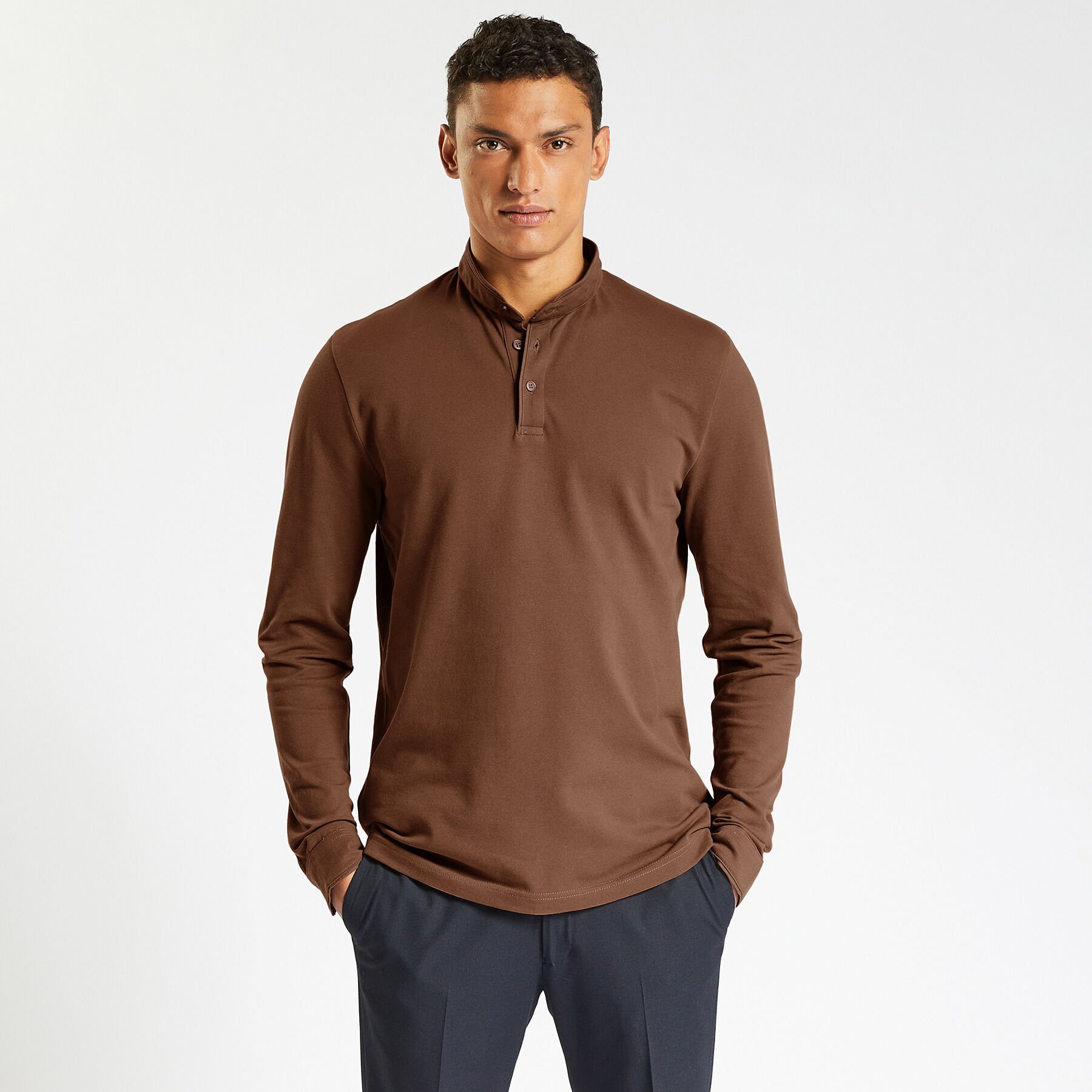 Jules polo shop manches longues