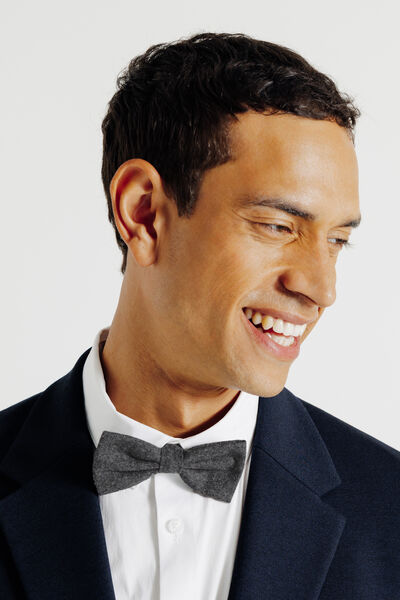 Flanellen vlinderdas