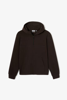 Sweat &agrave; capuche zipp&eacute; cordons