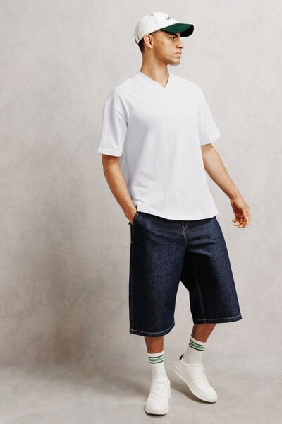 Tee shirt col V oversize