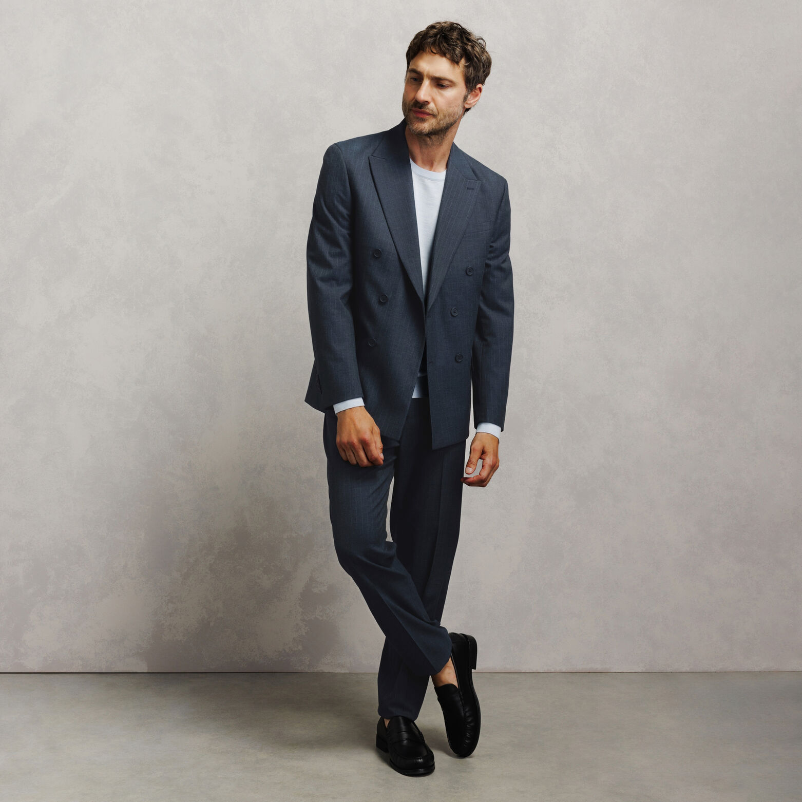 Pantalon de costume confort ray&eacute;