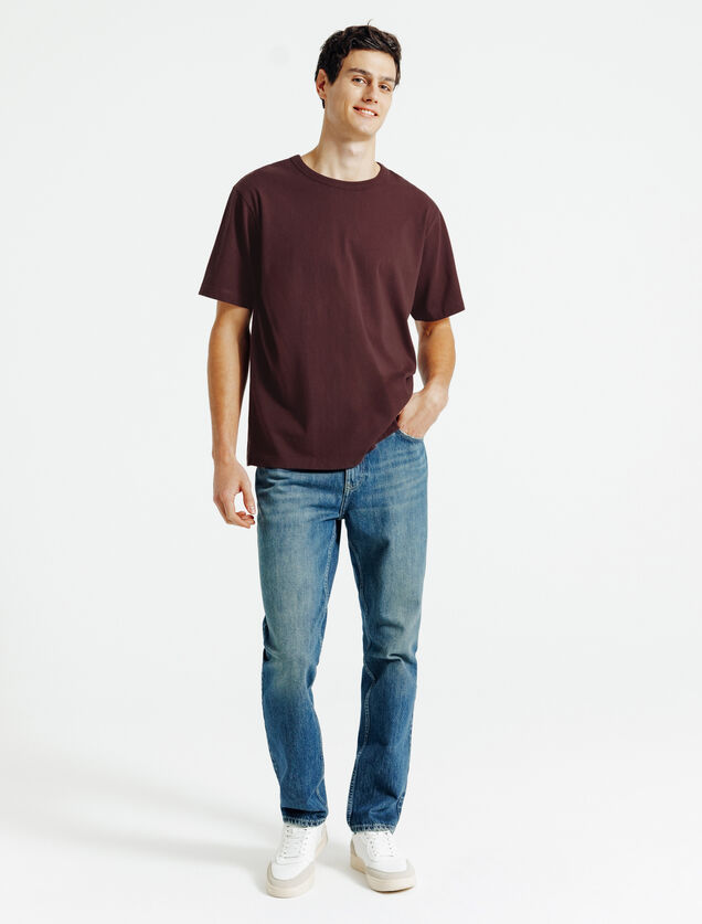 Relax fit t-shirt in katoen